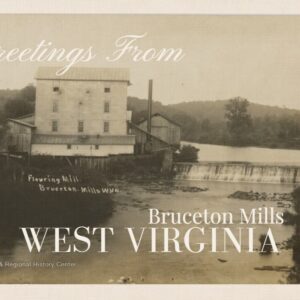 1915 Flouring Mill & Dam-Vintage Scenic Postcard